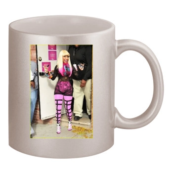 Nicki Minaj 11oz Metallic Silver Mug