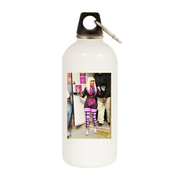 Nicki Minaj White Water Bottle With Carabiner