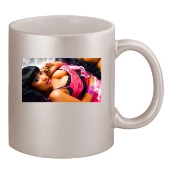 Nicki Minaj 11oz Metallic Silver Mug