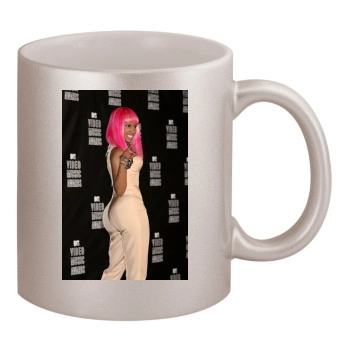 Nicki Minaj 11oz Metallic Silver Mug