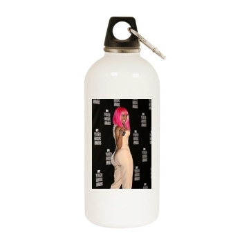 Nicki Minaj White Water Bottle With Carabiner