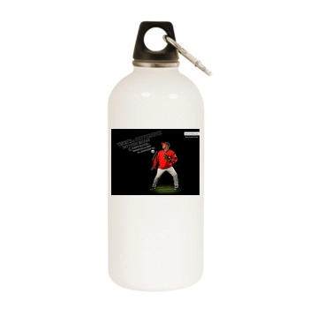 Torii Hunter White Water Bottle With Carabiner