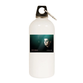 Wes Bentley White Water Bottle With Carabiner