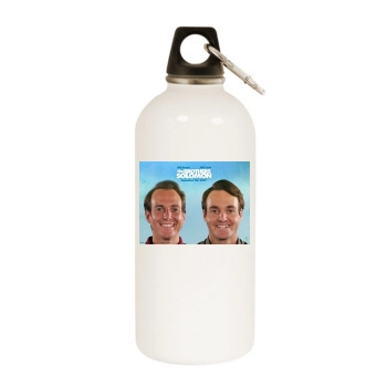 Will Arnett White Water Bottle With Carabiner