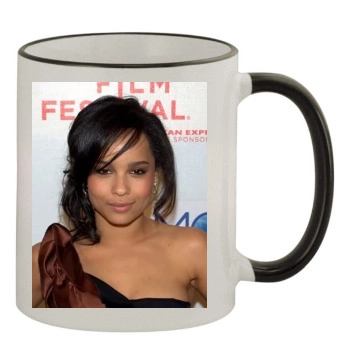 Zoe Kravitz 11oz Colored Rim & Handle Mug