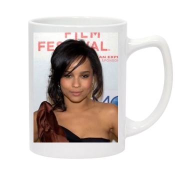 Zoe Kravitz 14oz White Statesman Mug