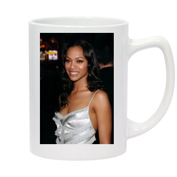 Zoe Saldana 14oz White Statesman Mug