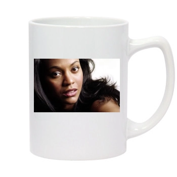 Zoe Saldana 14oz White Statesman Mug