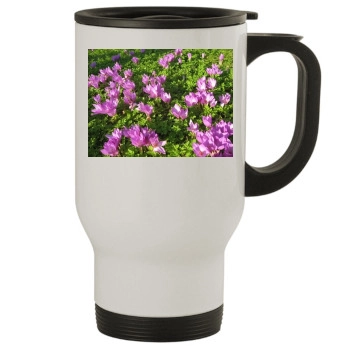 Flowers Stainless Steel Travel Mug