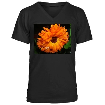 Flowers Men's V-Neck T-Shirt