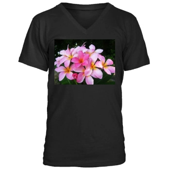 Flowers Men's V-Neck T-Shirt