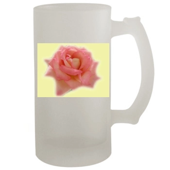 Flowers 16oz Frosted Beer Stein