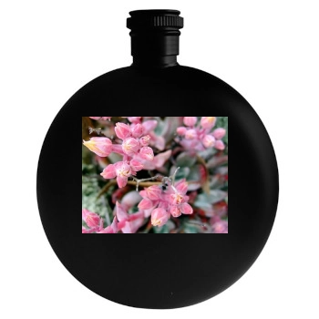 Flowers Round Flask