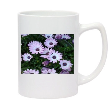 Flowers 14oz White Statesman Mug
