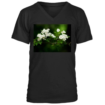 Flowers Men's V-Neck T-Shirt