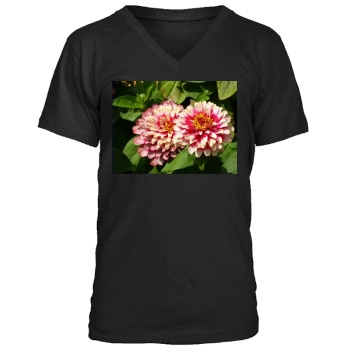 Flowers Men's V-Neck T-Shirt