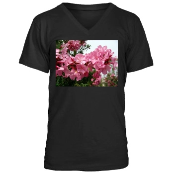 Flowers Men's V-Neck T-Shirt