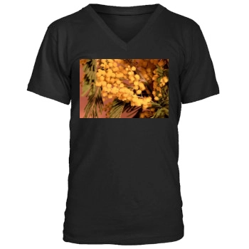 Flowers Men's V-Neck T-Shirt