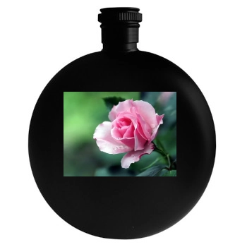 Flowers Round Flask