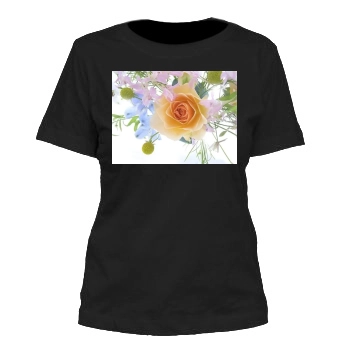 Flowers Women's Cut T-Shirt