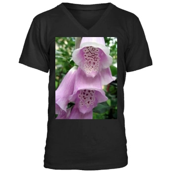 Flowers Men's V-Neck T-Shirt