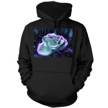 Flowers Mens Pullover Hoodie Sweatshirt