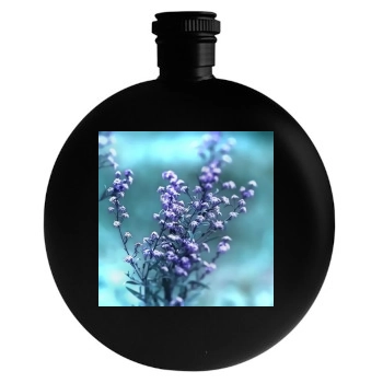 Flowers Round Flask