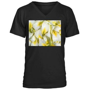 Flowers Men's V-Neck T-Shirt