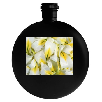 Flowers Round Flask