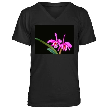 Flowers Men's V-Neck T-Shirt