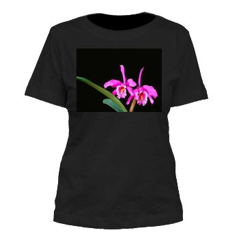 Flowers Women's Cut T-Shirt