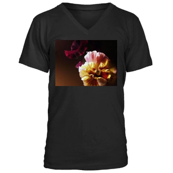 Flowers Men's V-Neck T-Shirt