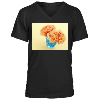Flowers Men's V-Neck T-Shirt