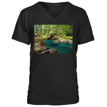 Rivers Men's V-Neck T-Shirt