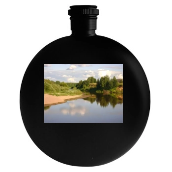 Rivers Round Flask