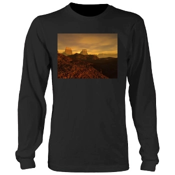 Desert Men's Heavy Long Sleeve TShirt