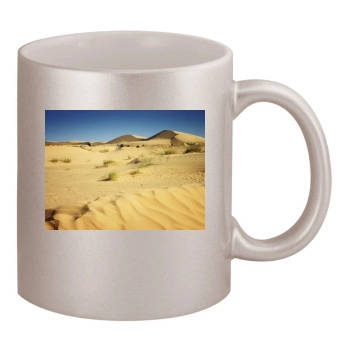 Desert 11oz Metallic Silver Mug