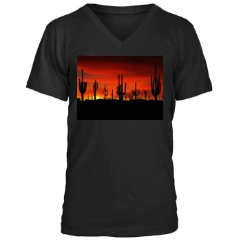 Desert Men's V-Neck T-Shirt