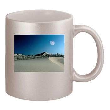 Desert 11oz Metallic Silver Mug