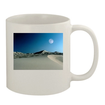 Desert 11oz White Mug