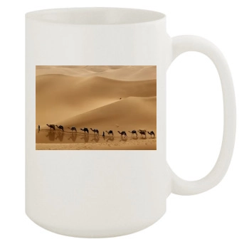 Desert 15oz White Mug