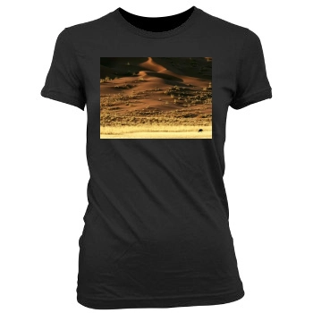 Desert Women's Junior Cut Crewneck T-Shirt