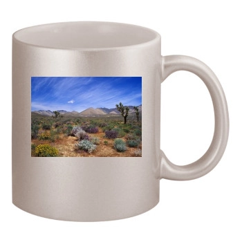 Desert 11oz Metallic Silver Mug