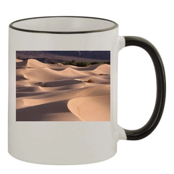 Desert 11oz Colored Rim & Handle Mug