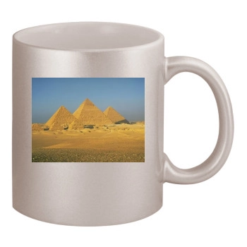 Desert 11oz Metallic Silver Mug