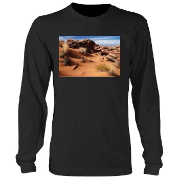 Desert Men's Heavy Long Sleeve TShirt