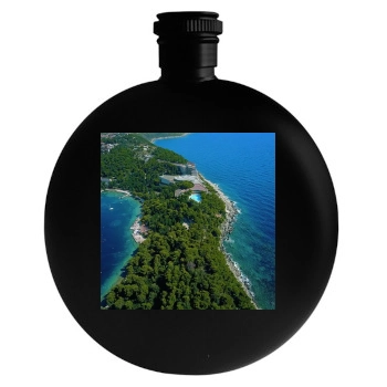 Islands Round Flask