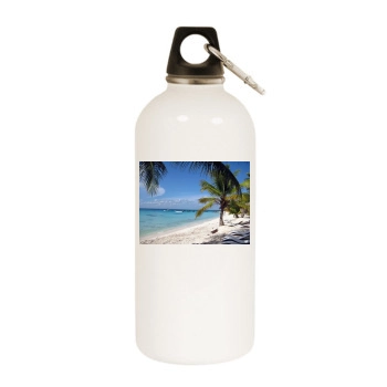 Islands White Water Bottle With Carabiner