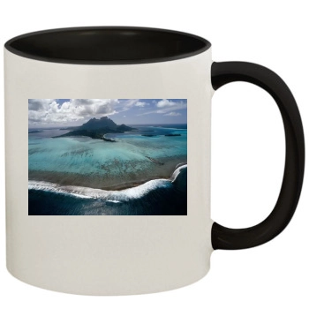 Islands 11oz Colored Inner & Handle Mug