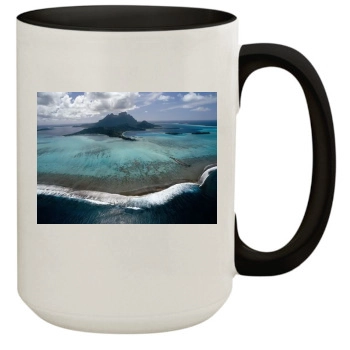 Islands 15oz Colored Inner & Handle Mug